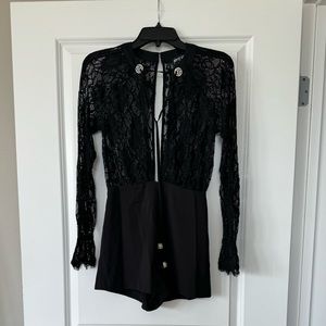 Nasty Gal Lace Romper